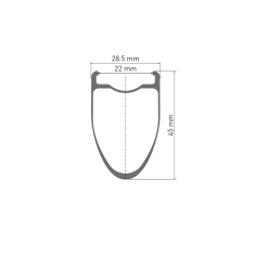 Dt-swiss Roue Avant DT SWISS ERC 1100 DICUT Db 45mm !NOUVEAUTÉ 2022! -Enve Soldes DRW ERC 45 WEB SHO 001