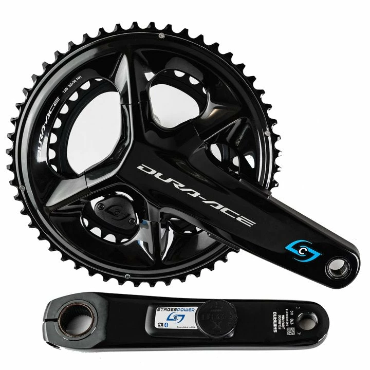 Pédalier SHIMANO DURA-ACE 9200 Avec Capteur De Puissance DOUBLE STAGES CYCLING (étoile Droite, Manivelle Gauche & Plateaux) 3 Pédalier SHIMANO DURA-ACE 9200 Avec Capteur De Puissance DOUBLE STAGES CYCLING (étoile Droite, Manivelle Gauche & Plateaux)