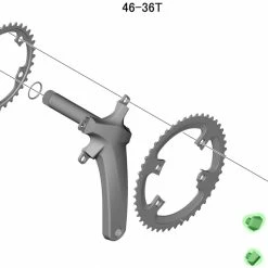 Vis De Plateau SHIMANO ULTEGRA FC-8000 46-36 Dents (M8 X 10,1) Et écrou (4 Jeux) -Enve Soldes VisdePlateauSHIMANOULTEGRAFC 800046 36dents M8x10 1 etecrou 4jeux 3